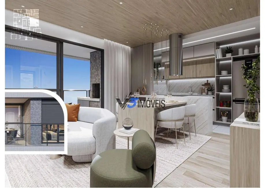 Foto 5 de Apartamento com 3 quartos à venda, 192m2 em Matinhos - PR