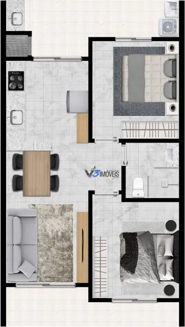 Foto 7 de Casa de Condomínio com 2 quartos à venda, 50m2 em Matinhos - PR