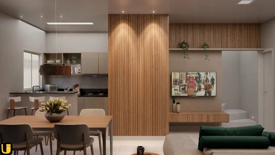 Foto 2 de Casa com 2 quartos à venda, 100m2 em Novo Mundo, Uberlandia - MG