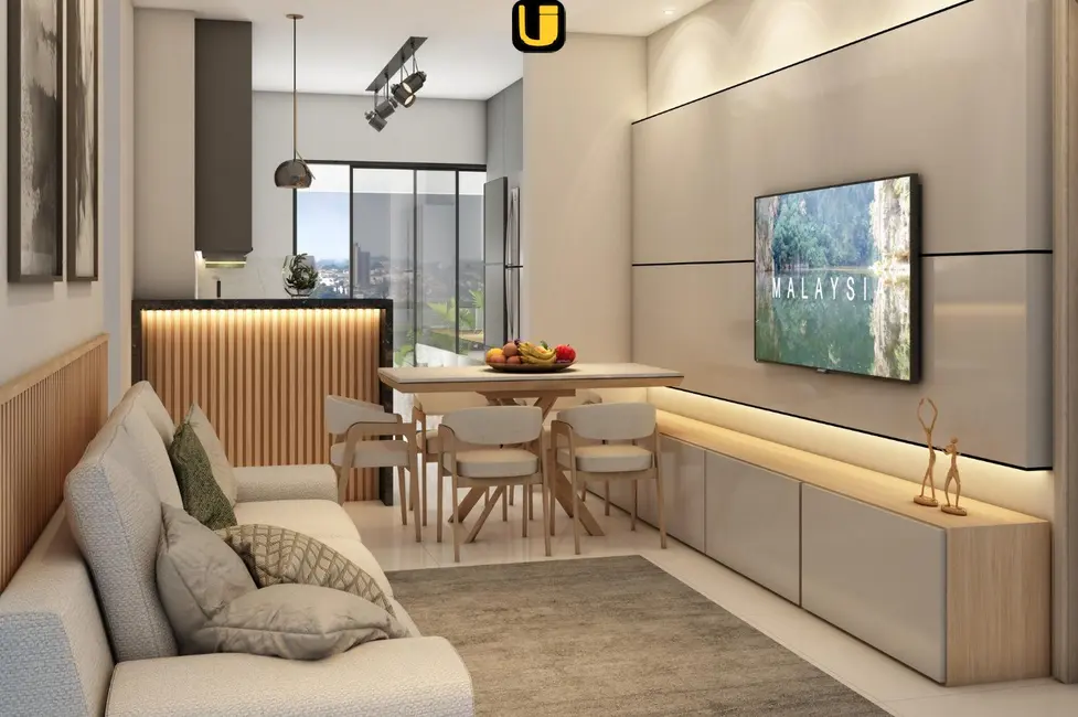 Foto 2 de Apartamento com 2 quartos à venda, 70m2 em Santa Mônica, Uberlandia - MG