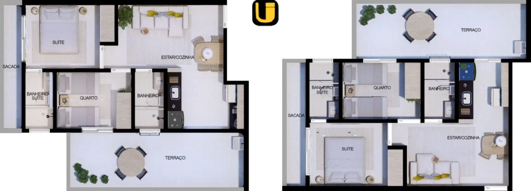 Foto 8 de Apartamento com 2 quartos à venda, 53m2 em Santa Mônica, Uberlandia - MG