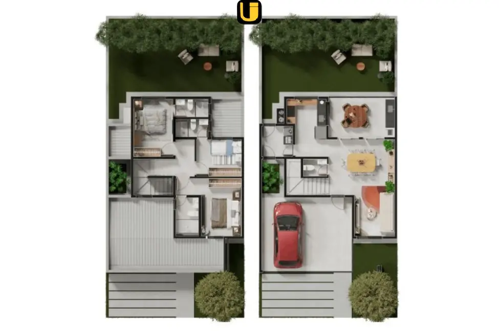 Foto 6 de Casa de Condomínio com 3 quartos à venda, 180m2 em Granja Marileusa, Uberlandia - MG