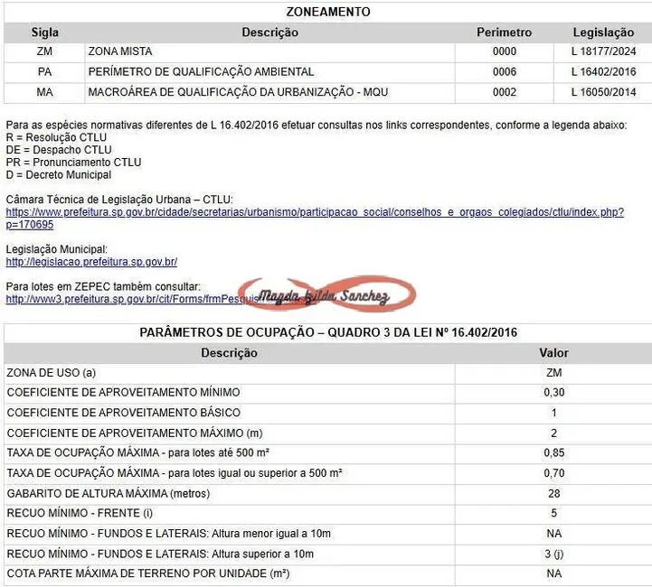 Foto 1 de Terreno / Lote à venda, 500m2 em Vila Ré, São Paulo - SP