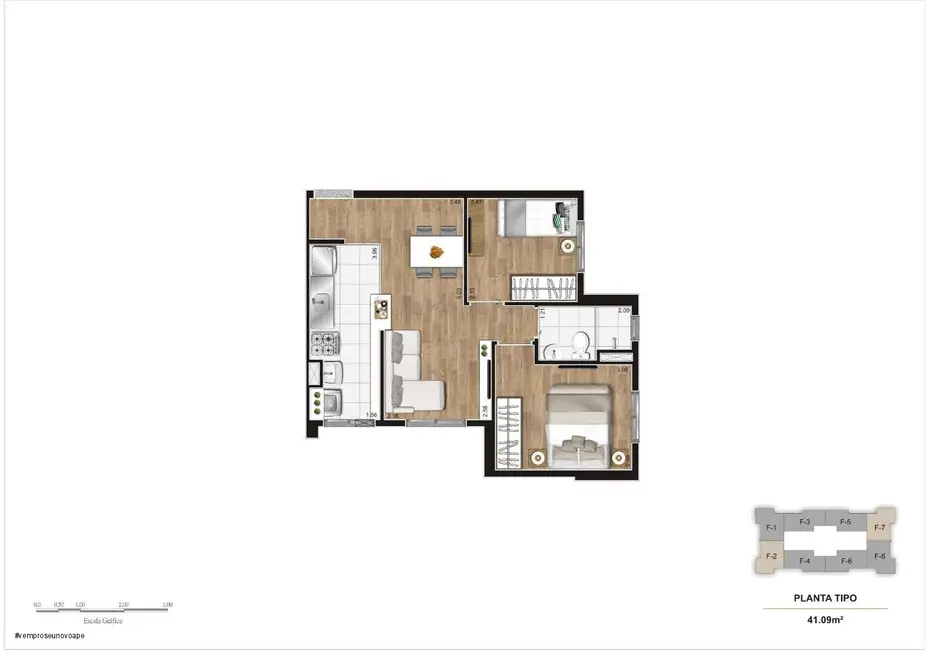 Foto 6 de Apartamento com 2 quartos à venda, 41m2 em Vila Nova Cachoeirinha, São Paulo - SP