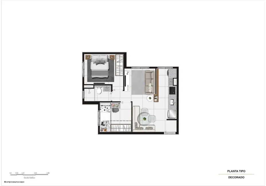 Foto 4 de Apartamento com 2 quartos à venda, 41m2 em Vila Nova Cachoeirinha, São Paulo - SP