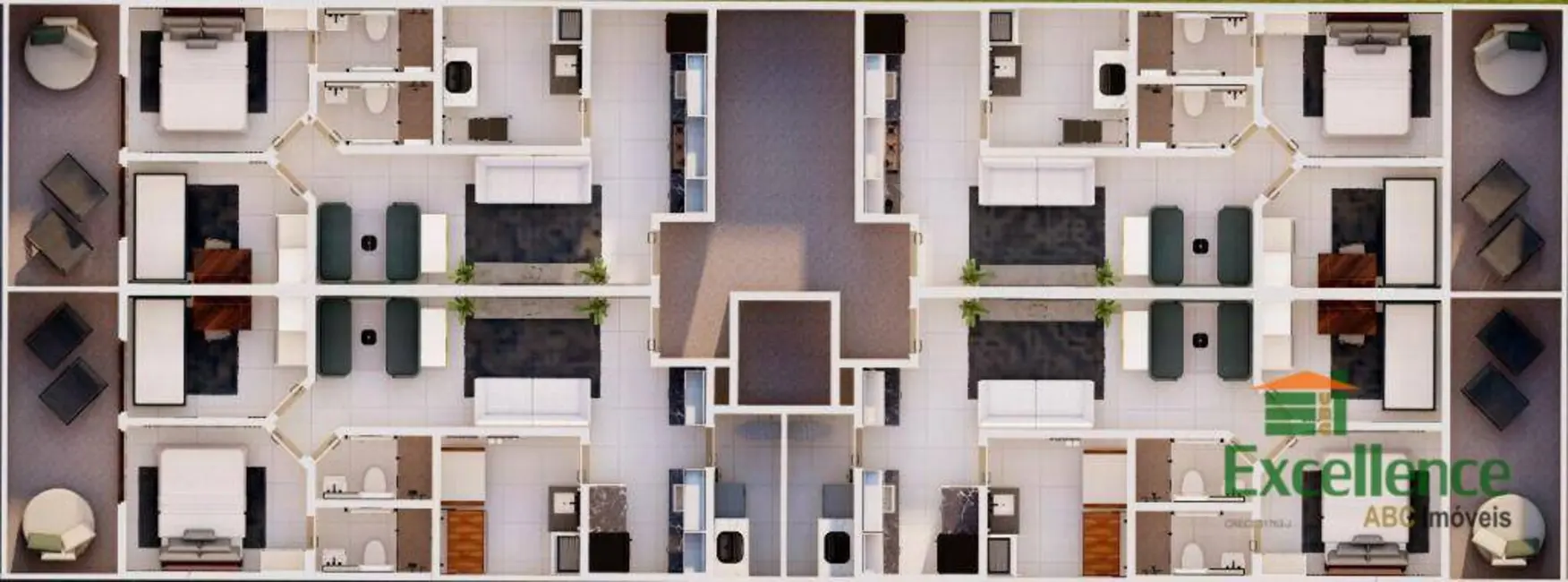 Foto 4 de Apartamento com 2 quartos à venda, 64m2 em Campestre, Santo Andre - SP