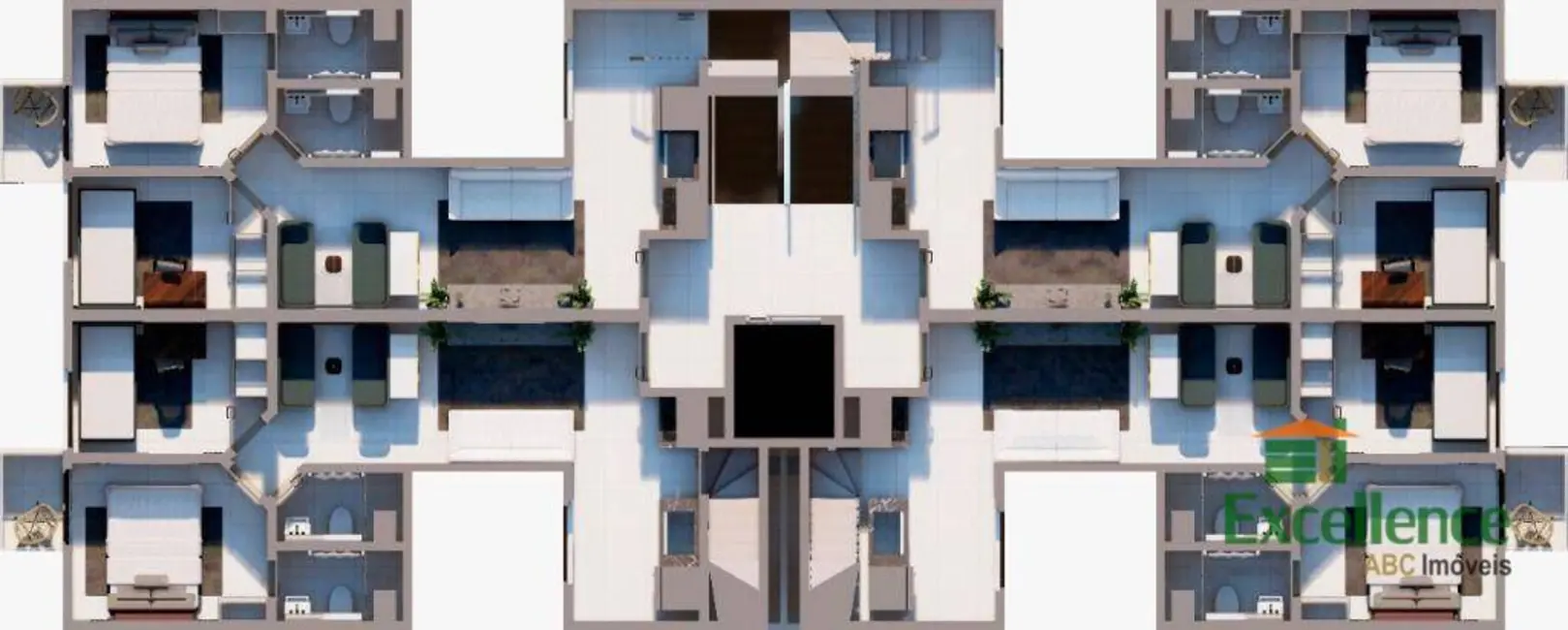 Cobertura com 2 quartos à venda, 96m2 em Campestre, Santo Andre - SP - imagem 3 Foto 3 de Cobertura com 2 quartos à venda, 96m2 em Campestre, Santo Andre - SP