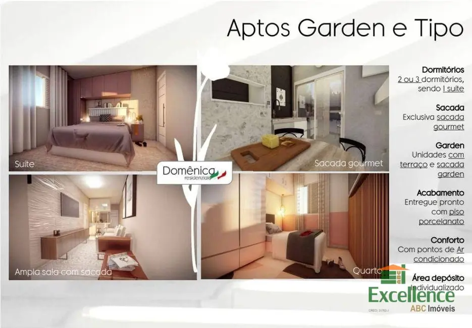 Foto 2 de Apartamento com 2 quartos à venda, 74m2 em Vila Curuçá, Santo Andre - SP