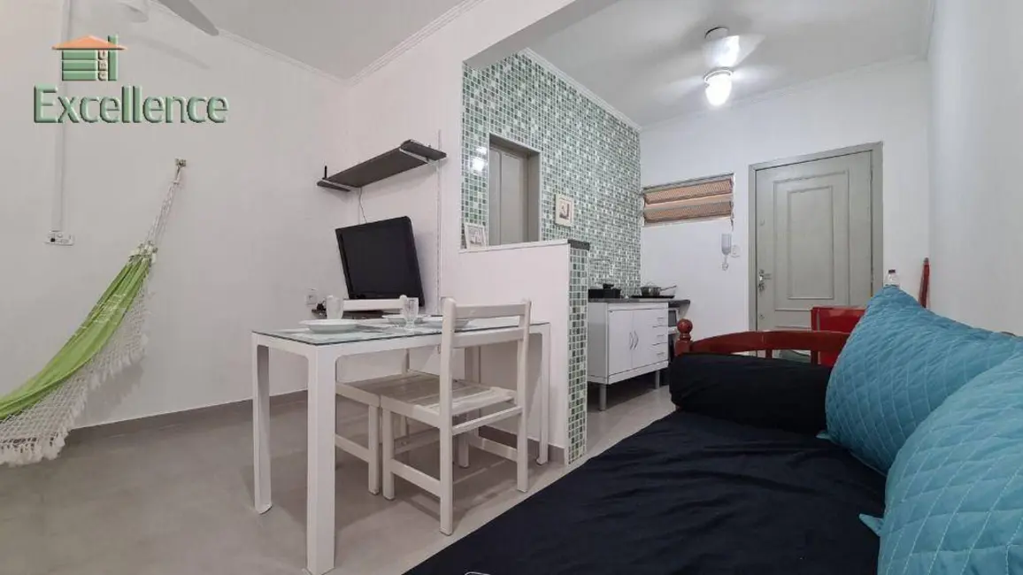 Foto 1 de Apartamento com 1 quarto à venda, 33m2 em Aviação, Praia Grande - SP