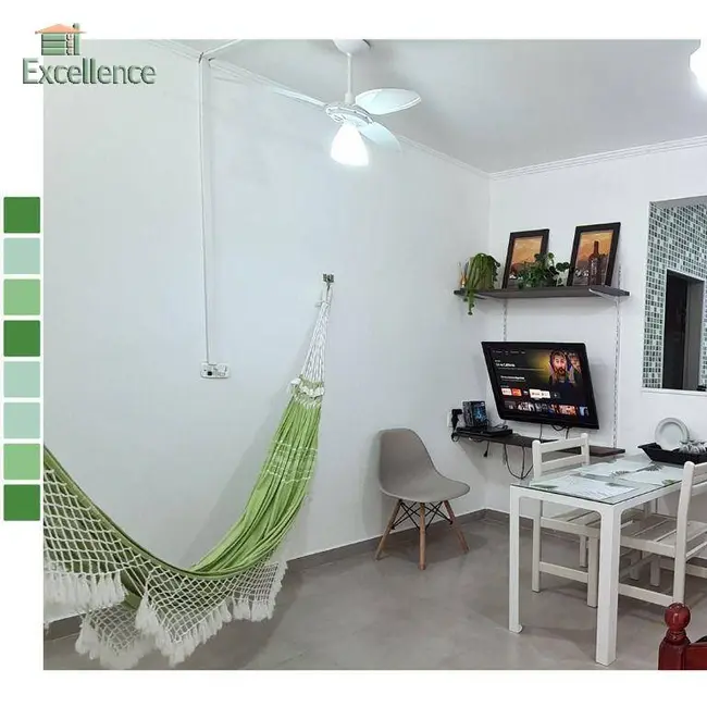 Foto 4 de Apartamento com 1 quarto à venda, 33m2 em Aviação, Praia Grande - SP