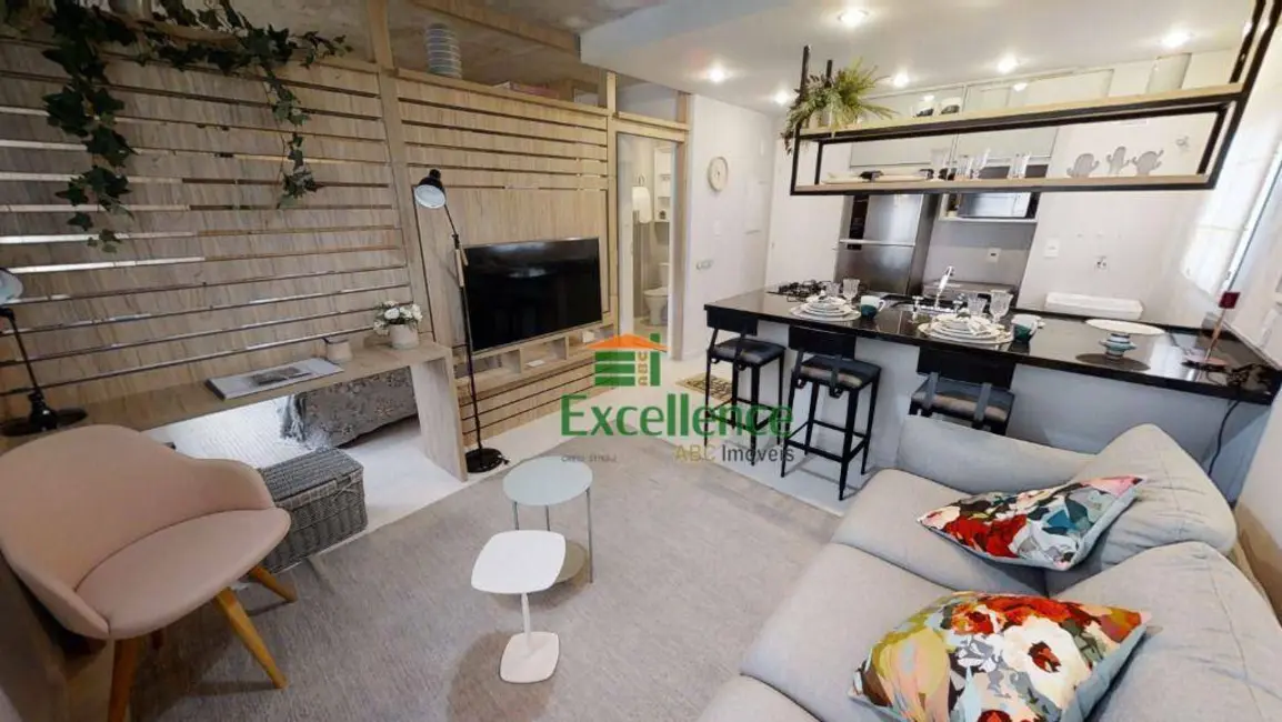 Foto 3 de Apartamento com 1 quarto à venda, 36m2 em Jardim Jamaica, Santo Andre - SP