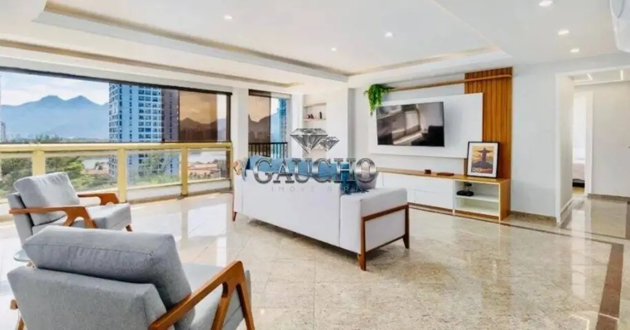 Apartamento com 3 quartos à venda e para alugar, 140m2 em Barra da Tijuca, Rio De Janeiro - RJ - imagem 4 Foto 4 de Apartamento com 3 quartos à venda e para alugar, 140m2 em Barra da Tijuca, Rio De Janeiro - RJ