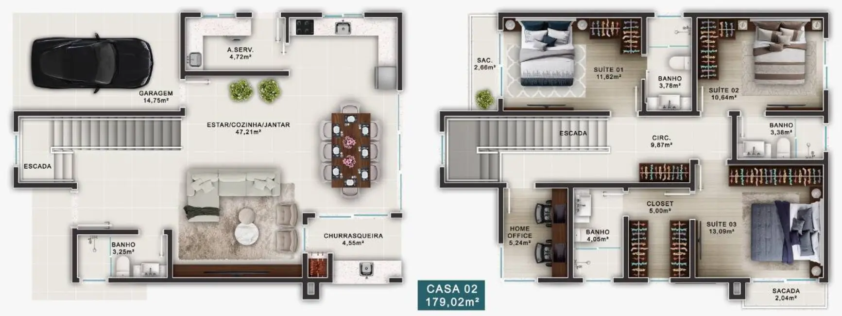 Foto 5 de Casa com 3 quartos à venda em Campeche, Florianopolis - SC