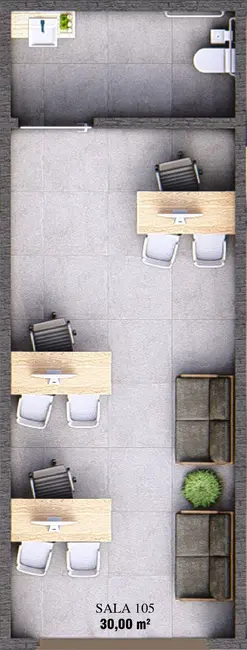 Foto 9 de Sala Comercial à venda, 14m2 em Campeche, Florianopolis - SC