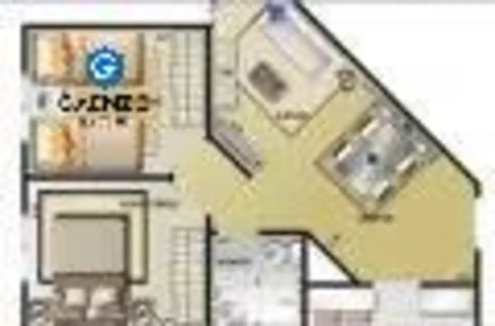 Foto 2 de Apartamento com 2 quartos à venda, 52m2 em São Pedro, Osasco - SP