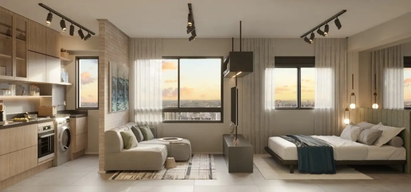Foto 2 de Apartamento com 1 quarto à venda, 33m2 em Vila Mogilar, Mogi Das Cruzes - SP