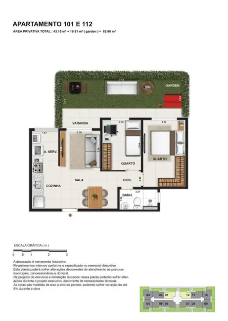 Apartamento com 2 quartos à venda, 44m2 em Vargem Grande, Rio De Janeiro - RJ - imagem 8 Foto 8 de Apartamento com 2 quartos à venda, 44m2 em Vargem Grande, Rio De Janeiro - RJ