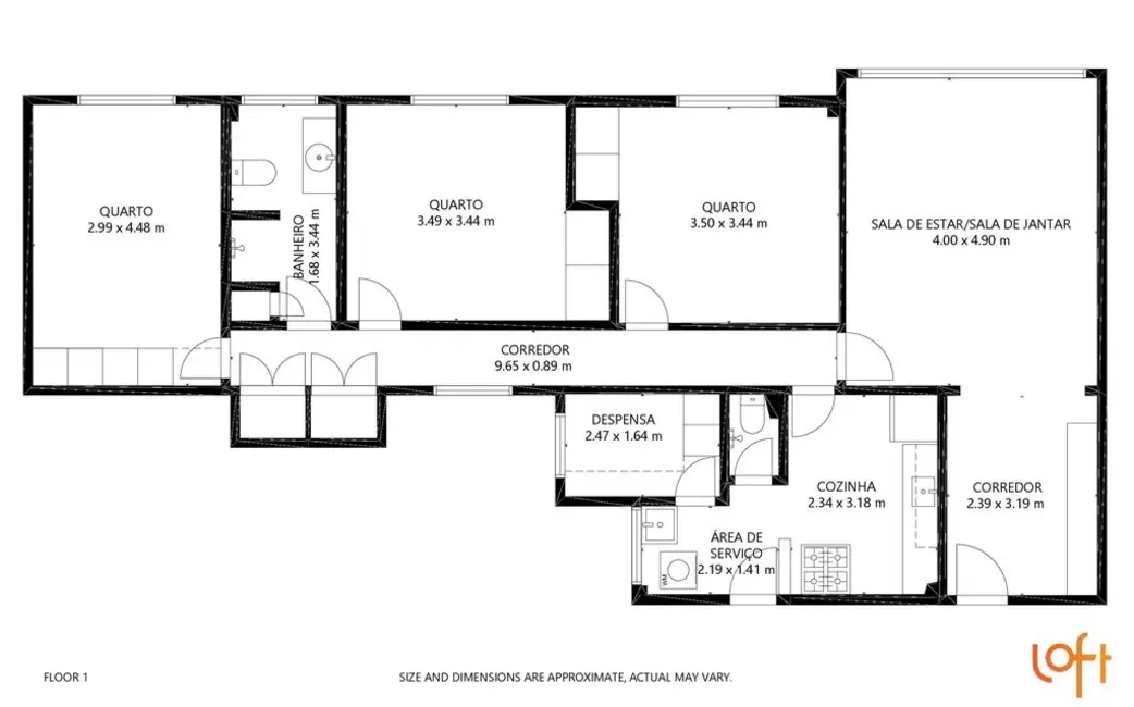Apartamento com 3 quartos à venda, 116m2 em Leblon, Rio De Janeiro - RJ - imagem 9 Foto 9 de Apartamento com 3 quartos à venda, 116m2 em Leblon, Rio De Janeiro - RJ