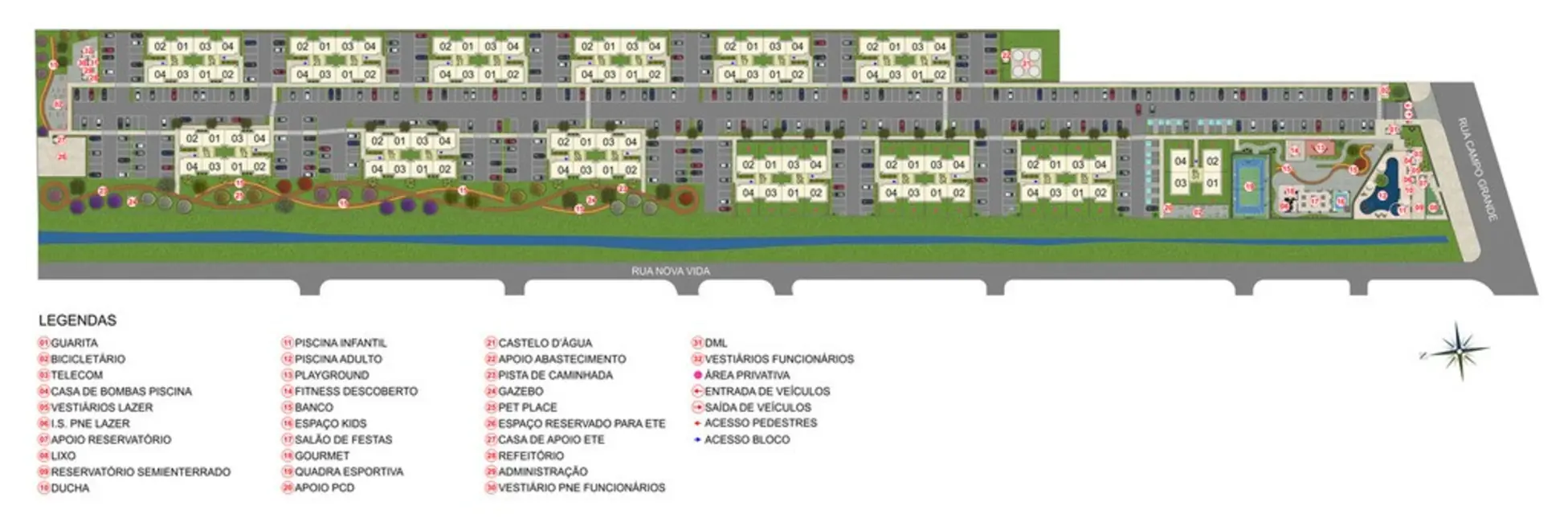 Foto 7 de Apartamento com 2 quartos à venda, 41m2 em Campo Grande, Rio De Janeiro - RJ