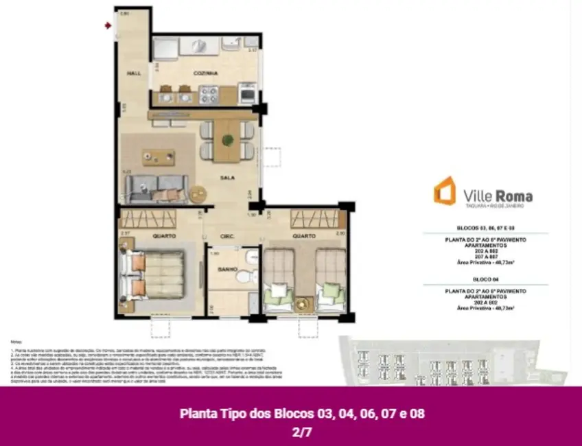 Apartamento com 2 quartos à venda, 47m2 em Taquara, Rio De Janeiro - RJ - imagem 7 Foto 7 de Apartamento com 2 quartos à venda, 47m2 em Taquara, Rio De Janeiro - RJ