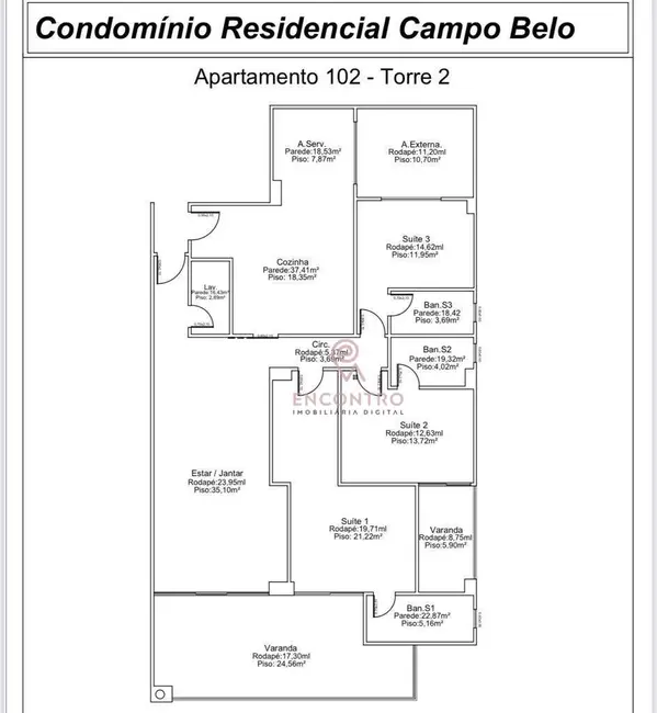 Apartamento com 3 quartos à venda, 170m2 em Parque Ipiranga, Resende - RJ - imagem 4 Foto 4 de Apartamento com 3 quartos à venda, 170m2 em Parque Ipiranga, Resende - RJ