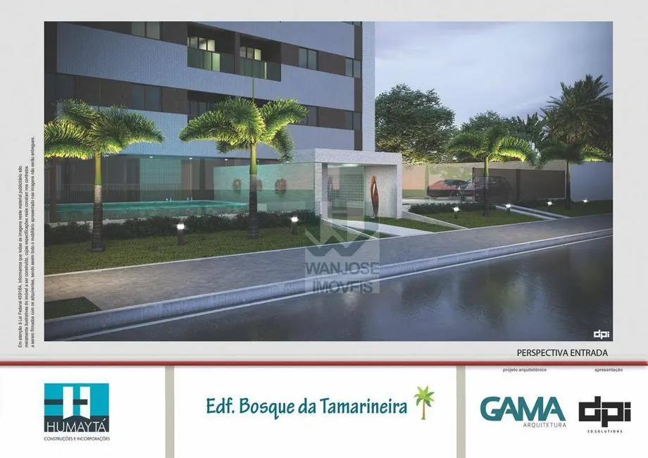 Foto 2 de Apartamento com 3 quartos à venda, 63m2 em Tamarineira, Recife - PE