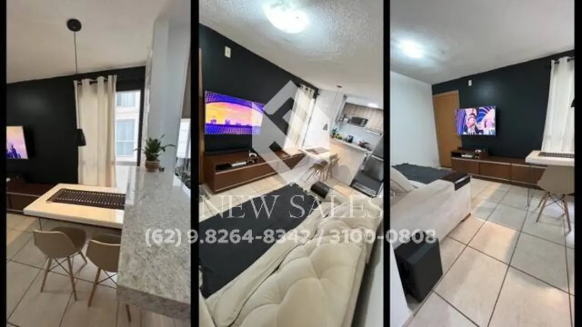 Foto 2 de Apartamento com 2 quartos à venda, 48m2 em Jardim Balneário Meia Ponte, Goiania - GO