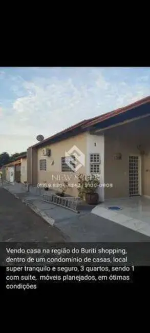 Foto 1 de Casa com 3 quartos à venda, 140m2 em Jardim Imperial, Aparecida De Goiania - GO