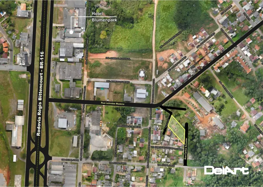 Foto 2 de Terreno / Lote à venda, 1710m2 em Rio Negro - PR