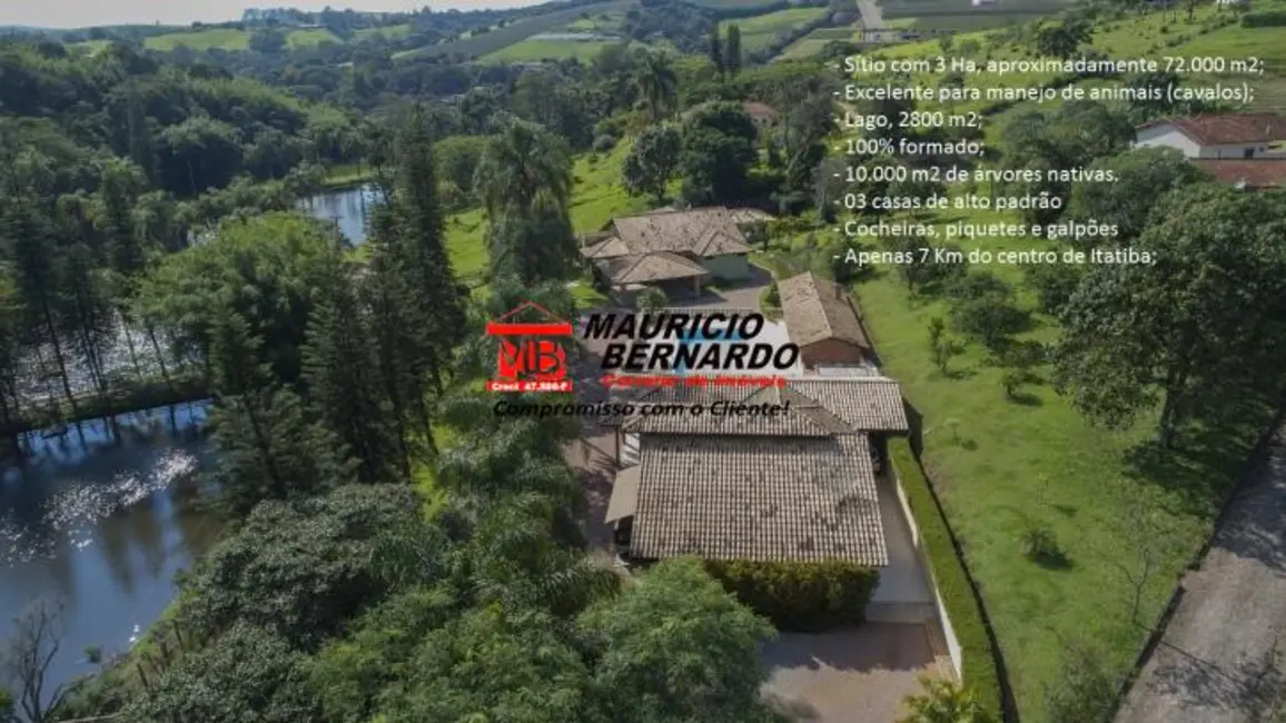 Foto 2 de Sítio / Rancho com 3 quartos à venda em Itatiba - SP