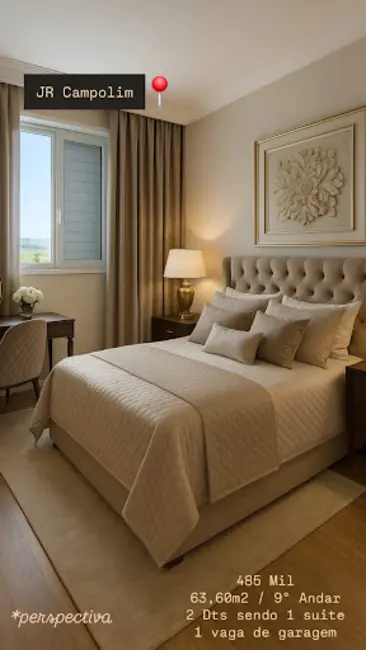 Apartamento com 2 quartos à venda, 63m2 em Jardim São Carlos, Sorocaba - SP - imagem 3 Foto 3 de Apartamento com 2 quartos à venda, 63m2 em Jardim São Carlos, Sorocaba - SP