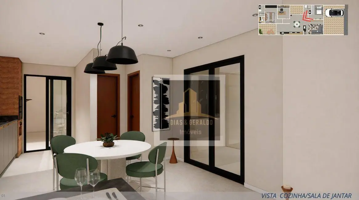 Foto 8 de Casa com 3 quartos à venda, 140m2 em Residencial Santa Paula, Jacarei - SP