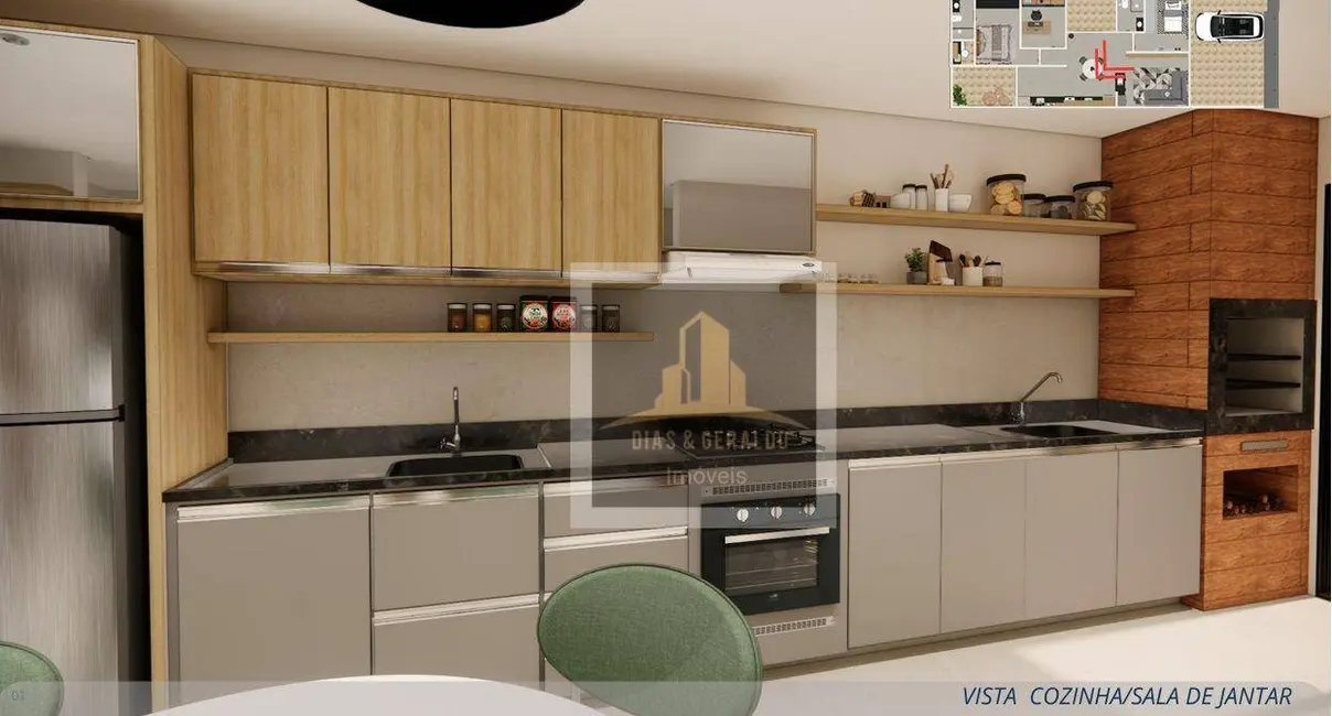 Foto 6 de Casa com 3 quartos à venda, 140m2 em Residencial Santa Paula, Jacarei - SP