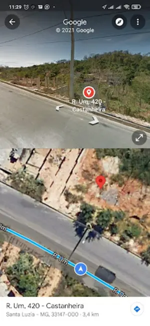 Foto 3 de Terreno / Lote à venda, 480m2 em Castanheira, Santa Luzia - MG