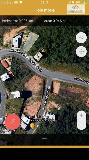 Foto 3 de Terreno / Lote à venda, 428m2 em Liberdade, Santa Luzia - MG