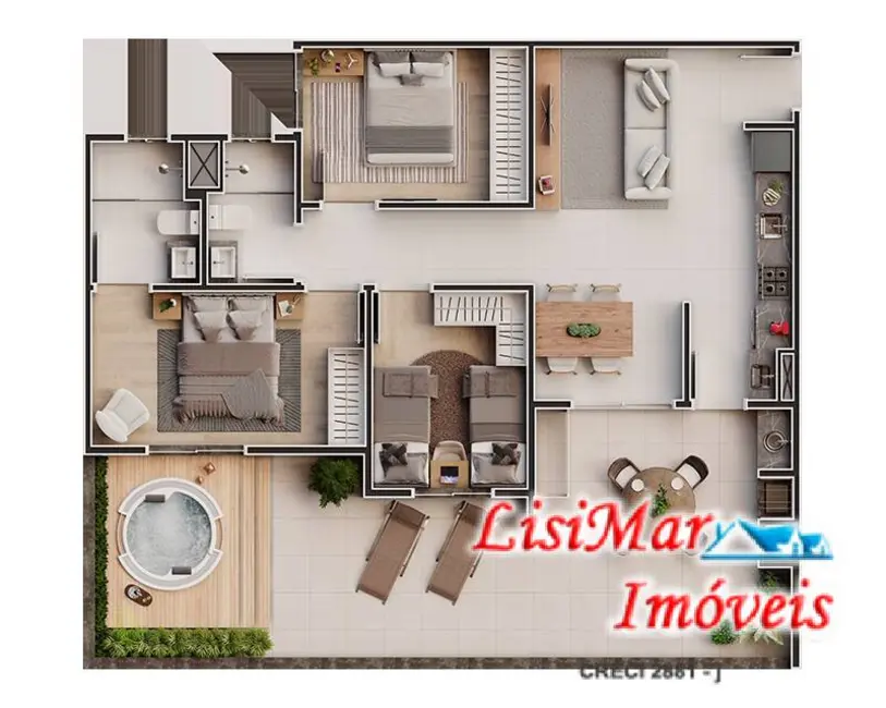 Foto 3 de Apartamento à venda, 6144m2 em Itapoa - SC