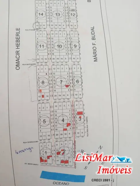 Foto 1 de Terreno / Lote à venda, 360m2 em Itapoa - SC