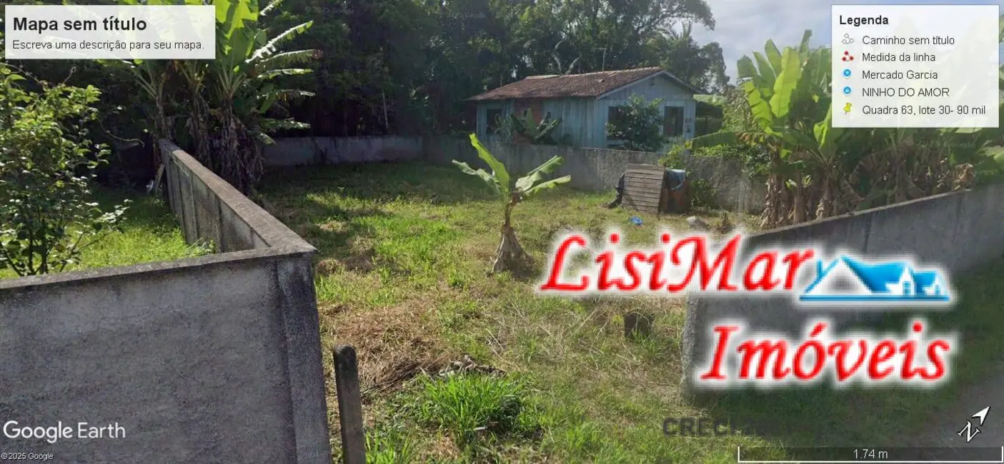 Foto 3 de Terreno / Lote à venda, 267m2 em Itapoa - SC