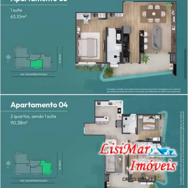 Foto 5 de Apartamento à venda em Itapoa - SC