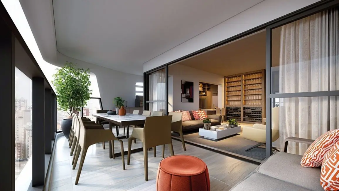 Apartamento com 3 quartos à venda, 162m2 em Chácara Santo Antônio (Zona Sul), São Paulo - SP - imagem 8 Foto 8 de Apartamento com 3 quartos à venda, 162m2 em Chácara Santo Antônio (Zona Sul), São Paulo - SP