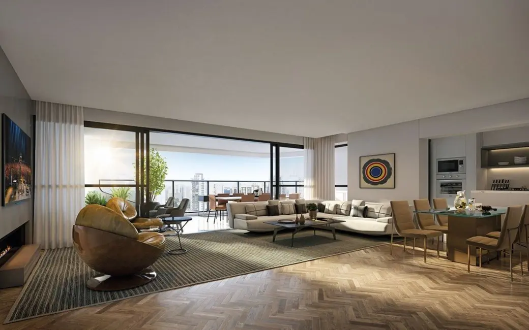 Apartamento com 3 quartos à venda, 162m2 em Chácara Santo Antônio (Zona Sul), São Paulo - SP - imagem 7 Foto 7 de Apartamento com 3 quartos à venda, 162m2 em Chácara Santo Antônio (Zona Sul), São Paulo - SP