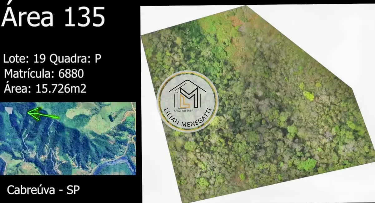 Foto 2 de Terreno / Lote à venda, 15726m2 em Cabreuva - SP