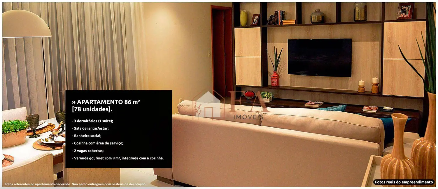 Foto 5 de Apartamento com 3 quartos à venda, 86m2 em Paulicéia, Piracicaba - SP