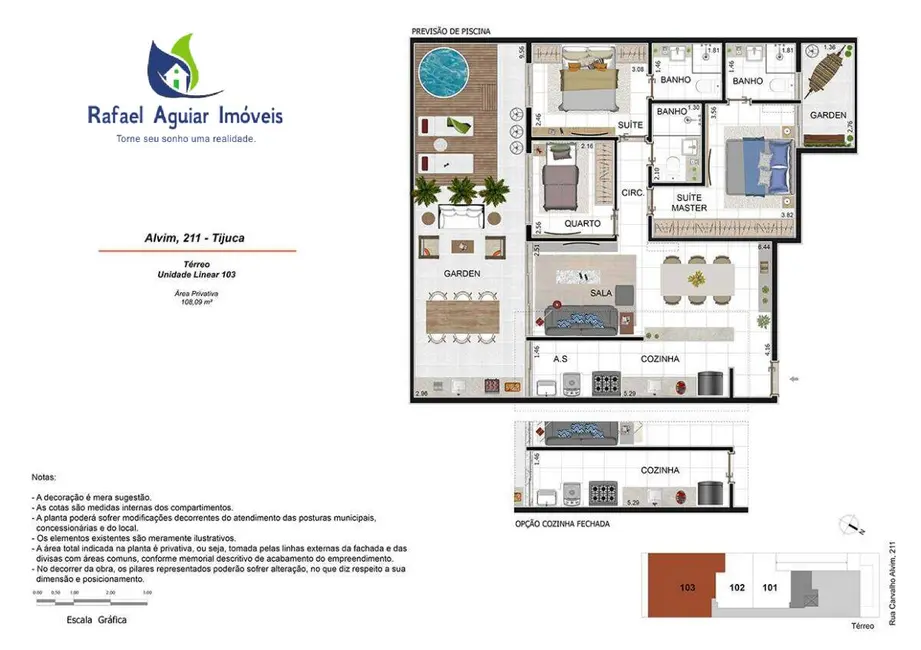 Foto 3 de Apartamento com 2 quartos à venda em Tijuca, Rio De Janeiro - RJ