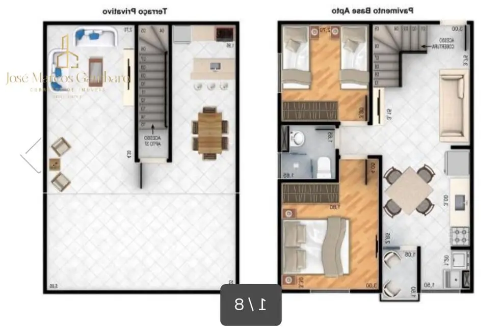 Foto 4 de Apartamento com 2 quartos para alugar, 104m2 em Boa Vista, Sorocaba - SP