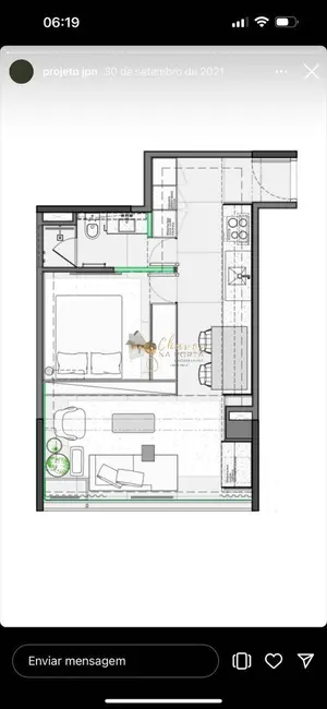 Foto 9 de Apartamento com 1 quarto à venda, 42m2 em Vila Mariana, São Paulo - SP