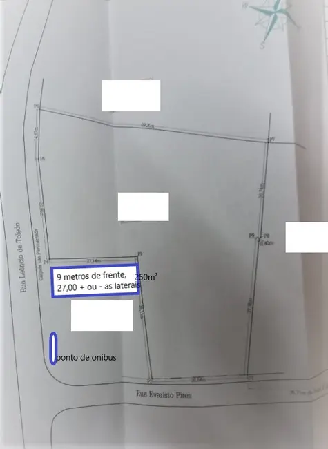 Foto 3 de Terreno / Lote à venda, 250m2 em Sao Roque - SP