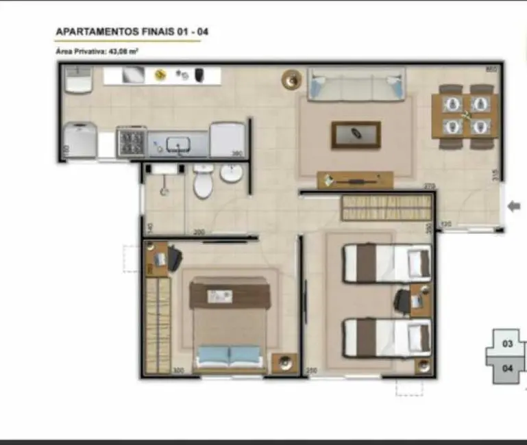 Apartamento com 2 quartos à venda, 48m2 em Rio De Janeiro - RJ - imagem 5 Foto 5 de Apartamento com 2 quartos à venda, 48m2 em Rio De Janeiro - RJ