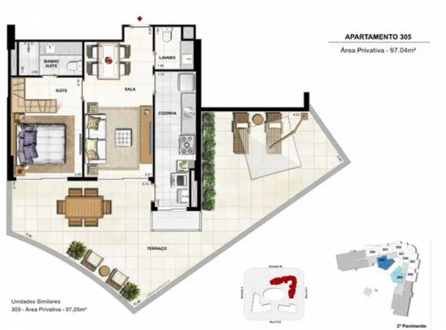 Foto 1 de Apartamento com 1 quarto à venda, 97m2 em Rio De Janeiro - RJ