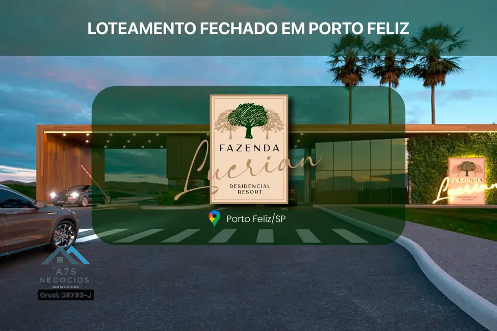 Foto 1 de Lote de Condomínio à venda em Porto Feliz - SP